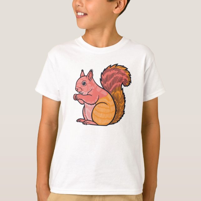 Camiseta Sunset Squirrel  (Frente)
