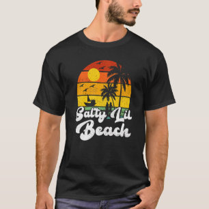 Camiseta Sunset Tropical Beach Vacage Vintage Retro Salty