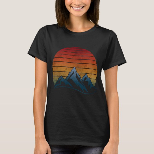 Camiseta SUNSET VINTAGE MOUNTAIN (Frente)