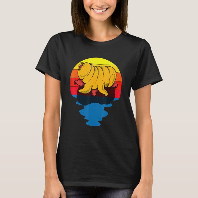 Camiseta Sunset Water Bear Microbiology Tardigrade (Frente)