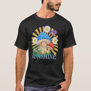 Camiseta Sunsher E Café Verão Mulheres Com Positividade Ins