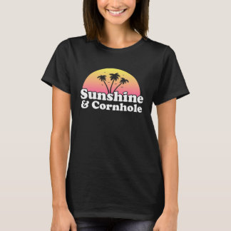 Camiseta Sunshine and Cornhole Bean Bag Lawn Game Corn Toss