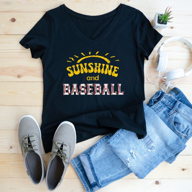 Camiseta Sunshine e beisebol aflitos (Criador carregado)