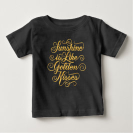 Camiseta Sunshine é como o Ouro Beija Negro