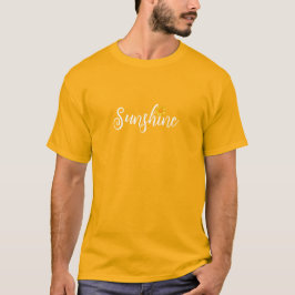 Camiseta Sunshine e Girassol
