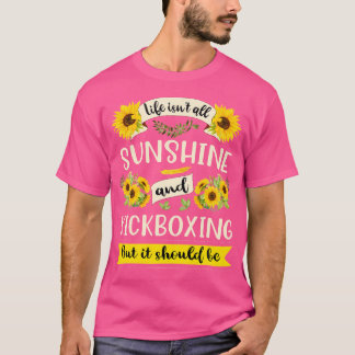 Camiseta Sunshine E Kickboxe Engraçada Female Boxer