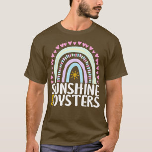 Camiseta Sunshine e Oysters Cute Rainbow Gift para Mulheres