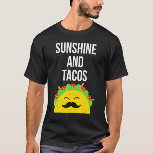 Camiseta Sunshine E Tacos Taco Comida Mexicana