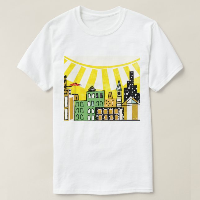CAMISETA SUNSHINE NA CIDADE! (Frente do Design)