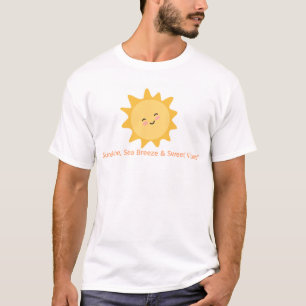 Camiseta Sunshine, Sea Breeze & Sweet Vibes