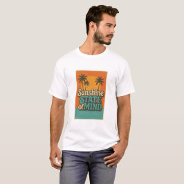 Camiseta Sunshine State, Camisa de Férias de Praia