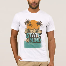 Camiseta Sunshine State, Camisa de Férias de Praia