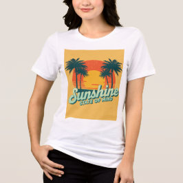 Camiseta Sunshine State, Retro Beach Vacation Shir