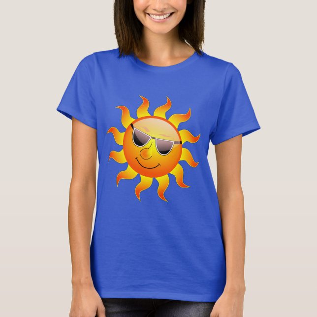 Camiseta Sunshine yellow blue (Frente)