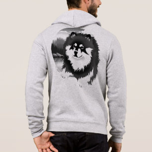 Camiseta SUOMI- Lapphund finlandês zippered -front/back art