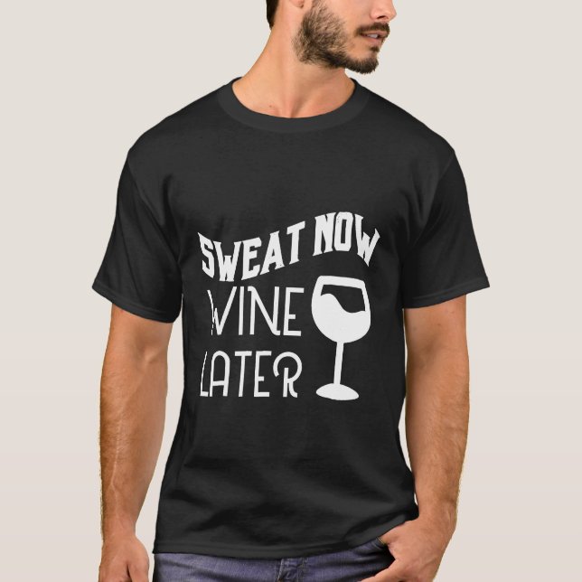 Camiseta Suor Agora Vinho Mais Tarde (Frente)