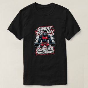 Camiseta Suor hoje conquiste amanhã Gym Motivacional T-Sh