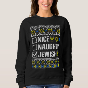 Camiseta Suor judeu e travesso Hanukkah Chanukah