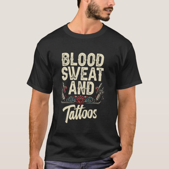 Camiseta Suor Sanguíneo E Tatoos (Frente)