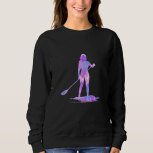Camiseta SUP Abstrato Stand Up Paddle SUP Surfista Esportes