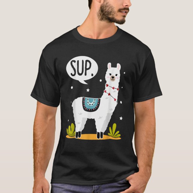 Camiseta Sup Alpaca Costume Llamas Llama (Frente)