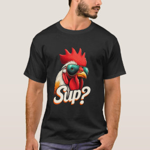 Camiseta SUP Galinha Engraçada Amante da Fazenda O Sussurra