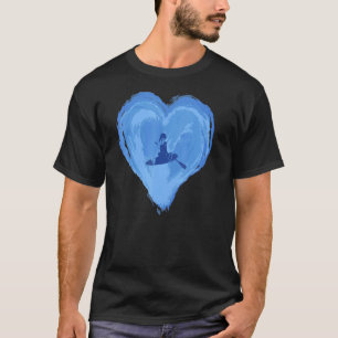 Camiseta Sup Heart Stand Up Paddling Girl