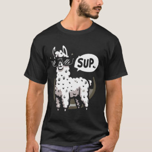 Camiseta Sup No Drama Llama Happy Mexicana Alpaca Sunglass