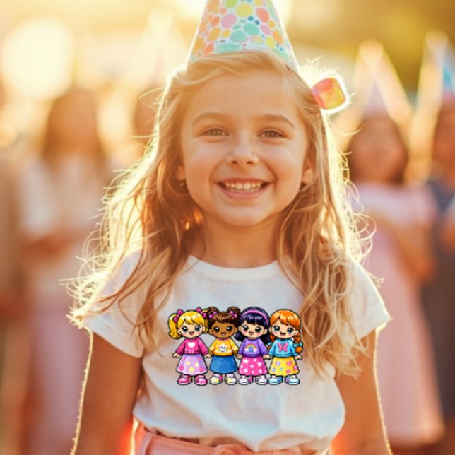 Camiseta Super Amigas Y2K Meninas Fofas (Criador carregado)