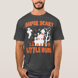 Camiseta Super Assustador Pequeno Figurino de Halloween