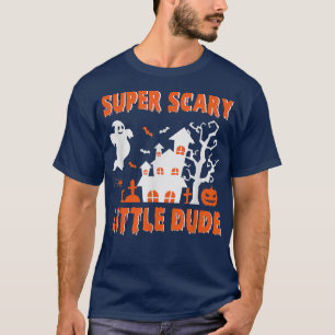 Camiseta Super Assustador Pequeno Figurino de Halloween