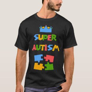 Camiseta Super Autism Autism Awareness Design