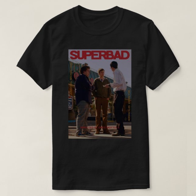 Camiseta Super bad Film Poster.png (Frente do Design)