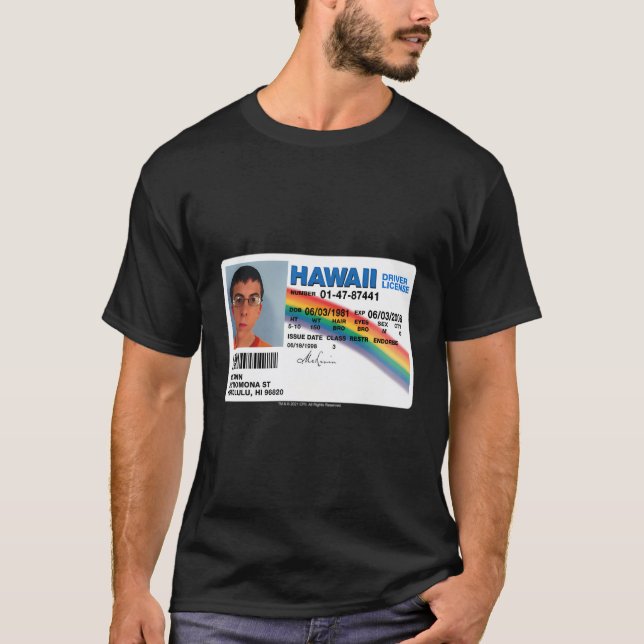 Camiseta Super bad Mclovin Id (Frente)