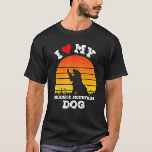 Camiseta Super Bernese Mountain Dog Retro Vintage75s