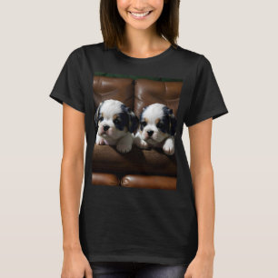 Camiseta Super Bonitinhos no sofá 1