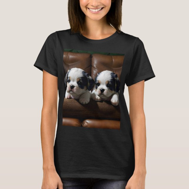 Camiseta Super Bonitinhos no sofá 1 (Frente)