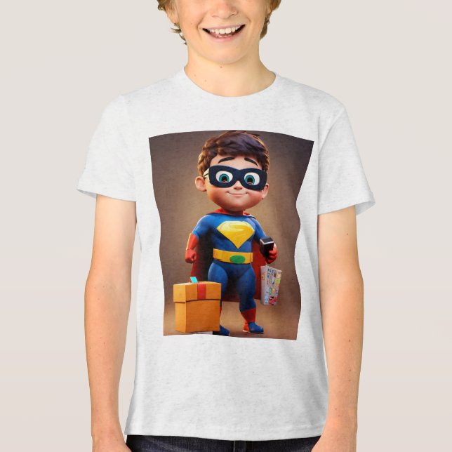 Camiseta "Super Box Man" (Frente)