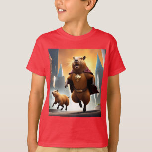 Camiseta Super Cappy e ponteiro lateral