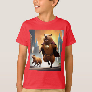 Camiseta Super Cappy e ponteiro lateral