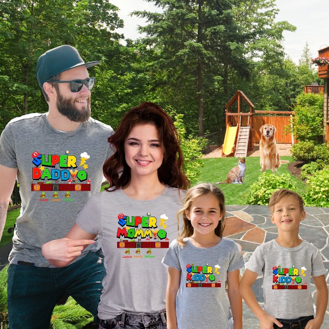 Camiseta Super Crianças (Criador carregado)