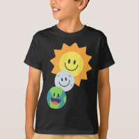 Super Cute Earth Moon Sun Solar Eclipse 2024 Engra