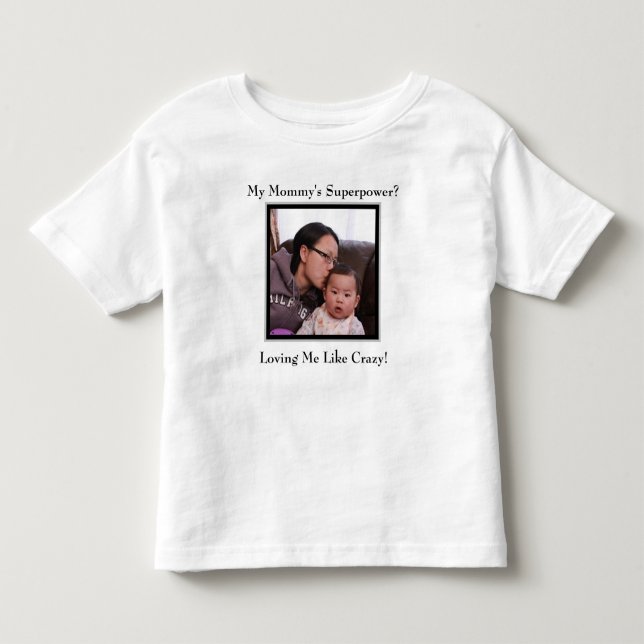 Camiseta Super Energia do mamãe (Frente)