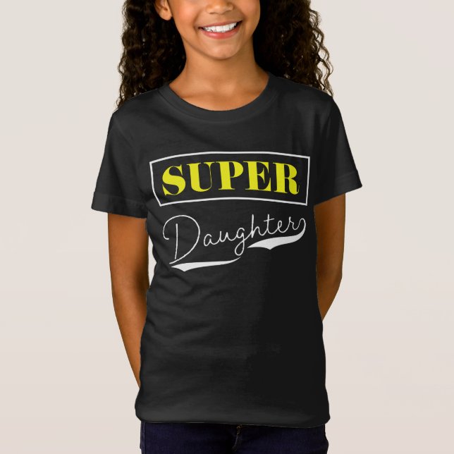 Camiseta Super Filha (Frente)