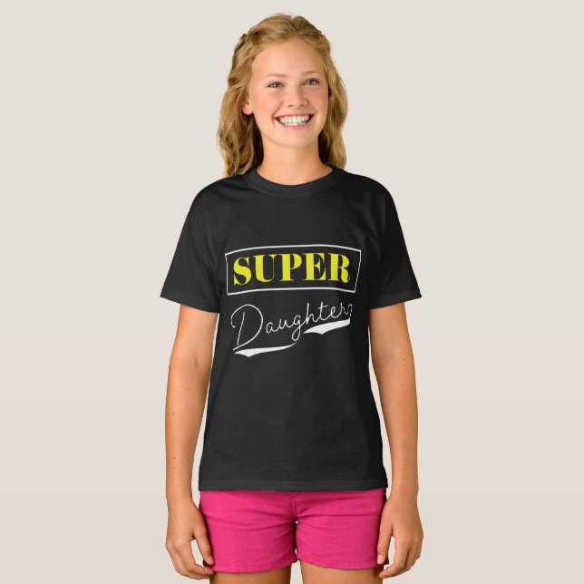 Camiseta Super Filha (Frente Completa)