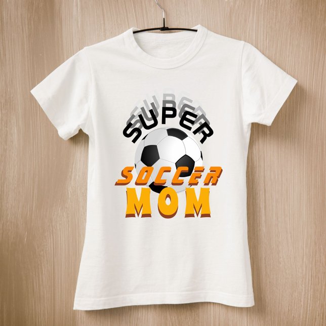 Camiseta Super Futebol Mamãe Desperta Dia da Mãe (Criador carregado)