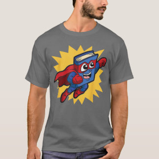 Camiseta Super Hero Book For Kindergarten Kids Who Read And