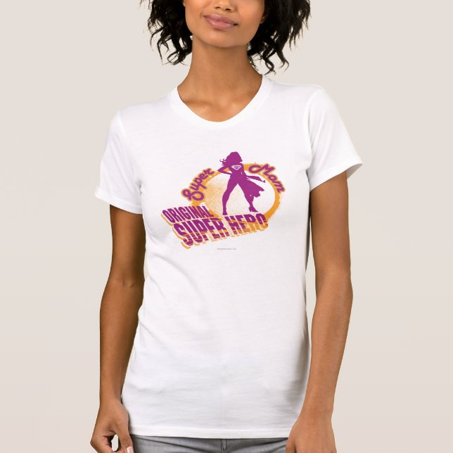 Camiseta Super Hero Original da Super Mãe (Frente)
