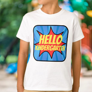 Camiseta Super Hero Quic Nome Personalizado Do Primeiro Dia