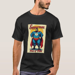 Camiseta Super Hero Super Homem Homem de Refeição Novidade